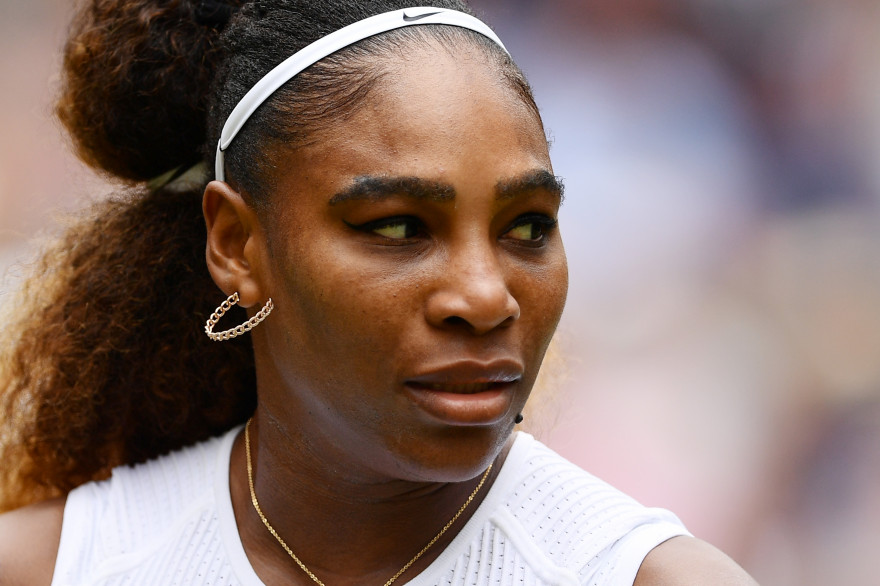 Serena Williams à Wimbledon, le 9 juillet 2019