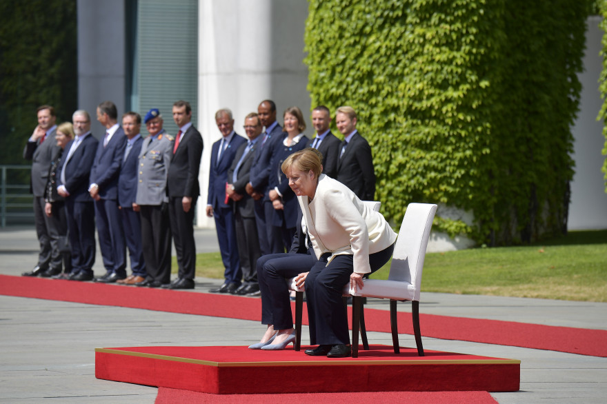 Angela Merkel le 11 juillet 2019 à Berlin.