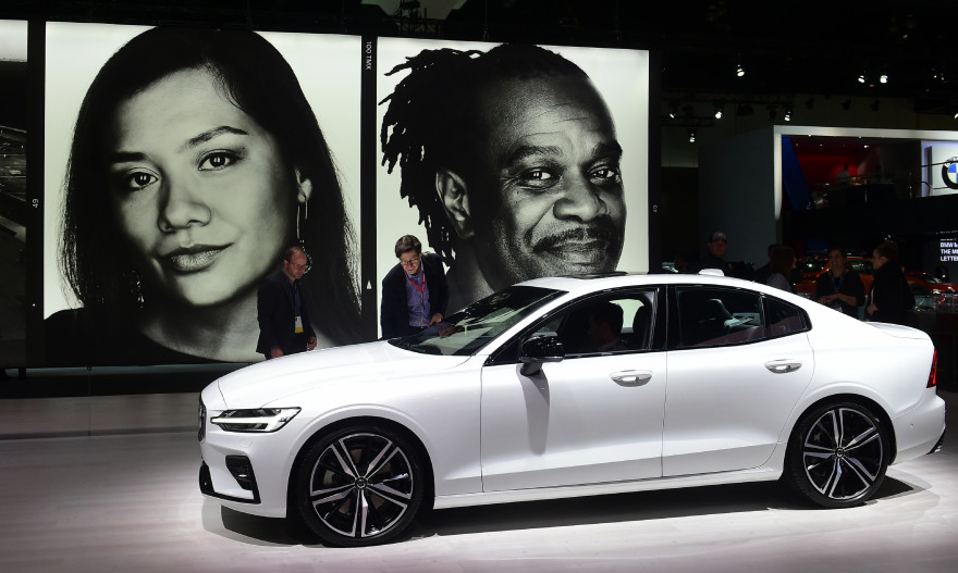 La Volvo S60 exposée à Los Angeles, en Californie, le 29 novembre 2018