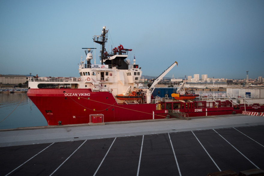 L'Ocean Viking, à Marseille, le 4 août 2019.