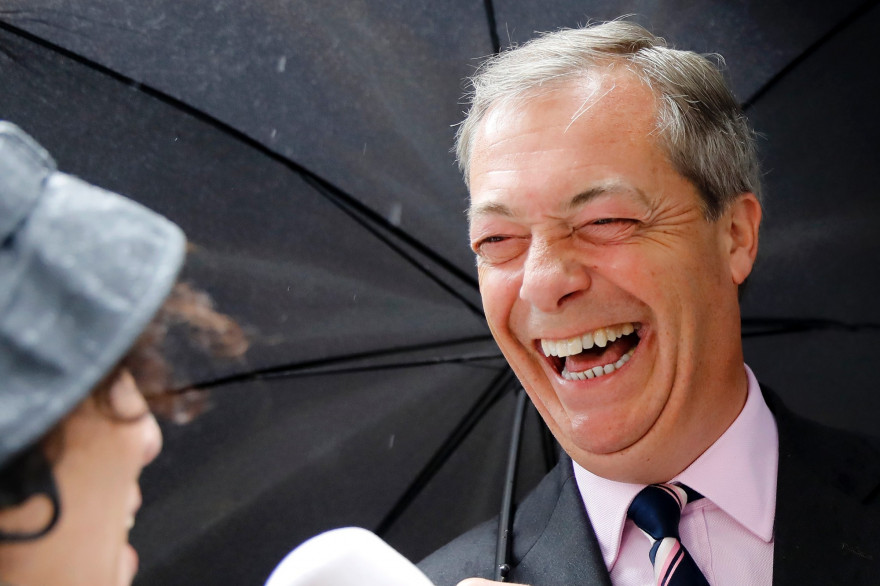 Nigel Farage à Londres en juin 2019