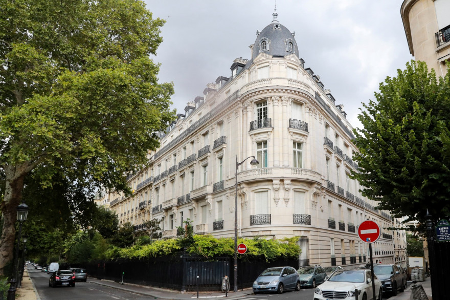 L'immeuble du 16e arrondissement, à Paris, dont Jeffrey Epstein est le propriétaire.