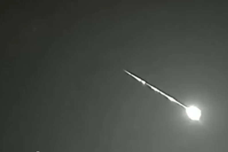 Une spectaculaire météorite (illustration)