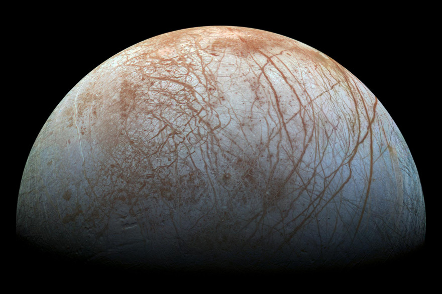 Europe, l'une des lunes de Jupiter