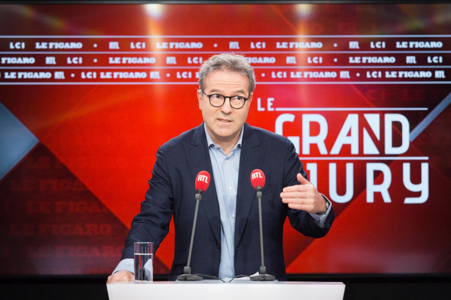 Martin Hirsch, le directeur général de l'Assistance Publique - Hôpitaux de Paris, dans le Grand Jury le 20 décembre 2020.
