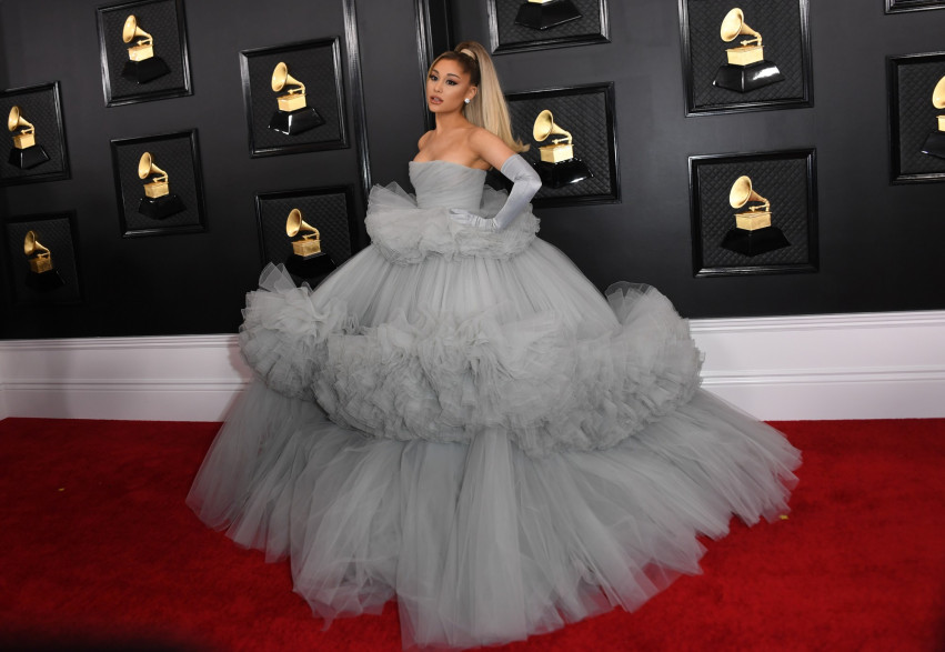 Ariana Grande aux Grammy Awards en janvier 2020