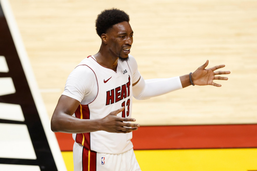 Le basketteur américain Bam Adebayo le 14 décembre 2020