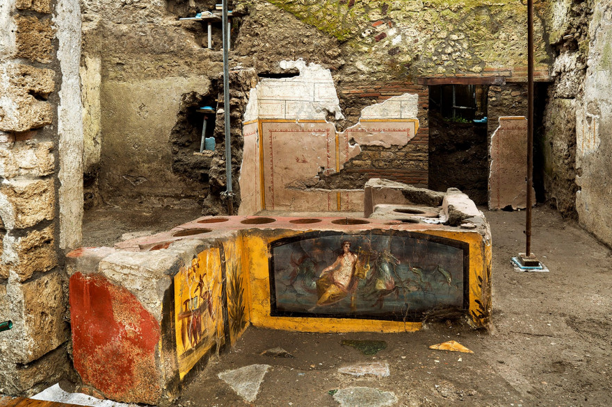 L'état de conservation de ce thermopolium est qualifié d'"exceptionnel" par les chercheurs.