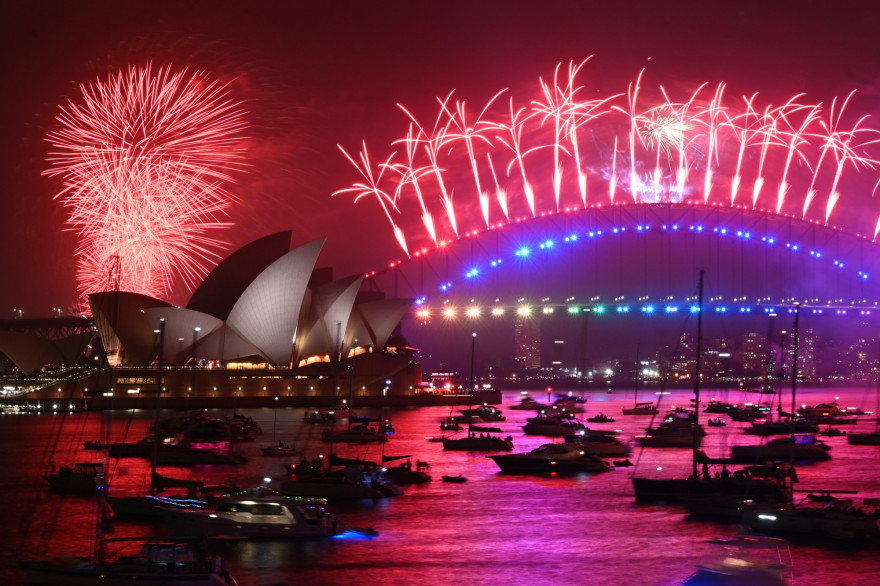 Coronavirus : Le feu d'artifice du Nouvel an sans spectateur à Sydney
