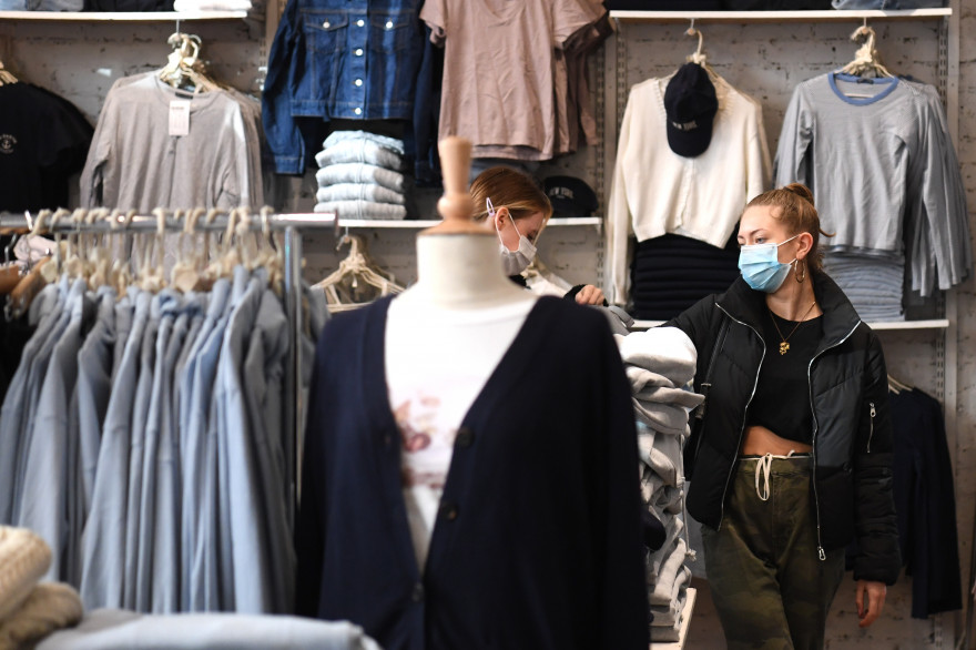 Une boutique de vêtements (illustration)