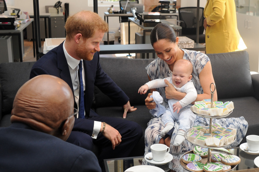 Les Sussex lors d'une visite en Afrique du Sud en septembre 2019