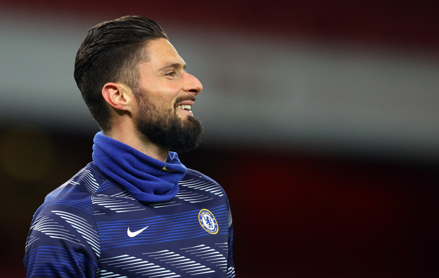 Olivier Giroud avec Chelsea le 26 décembre 2020
