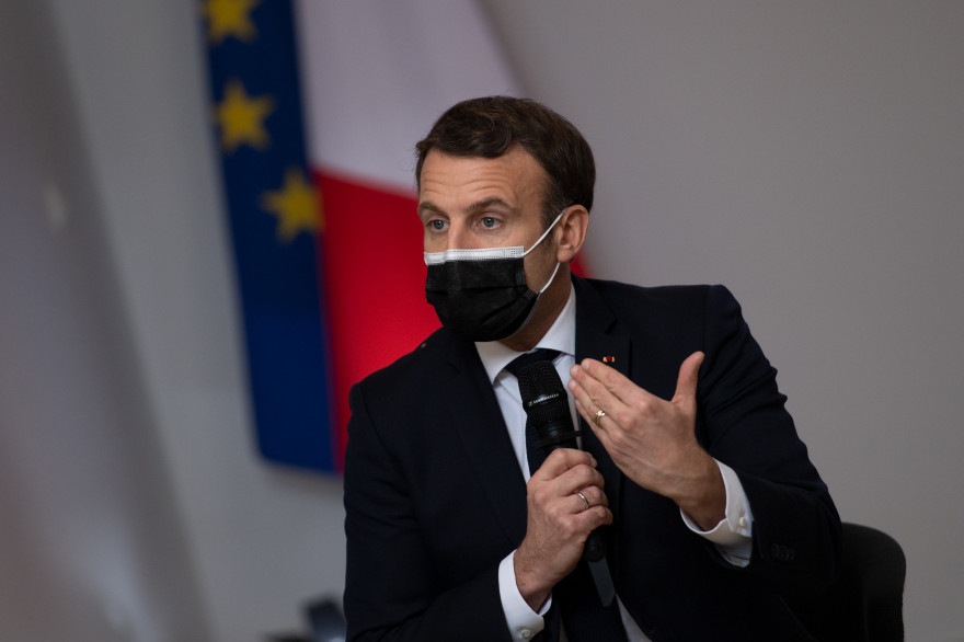 Emmanuel Macron, le 5 janvier 2021