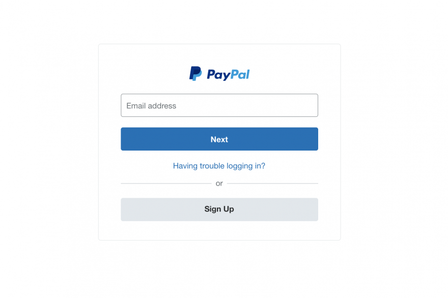 Le site frauduleux reprend l'esthétique de Paypal pour induire les victimes en erreur