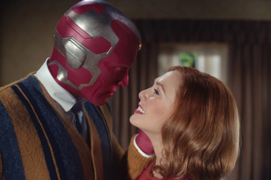 Vision et Wanda dans "WandaVision", disponible le 15 janvier 2021 sur Disney+