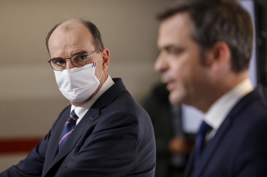 Le Premier ministre et le ministre de la Santé jeudi 7 janvier 2021