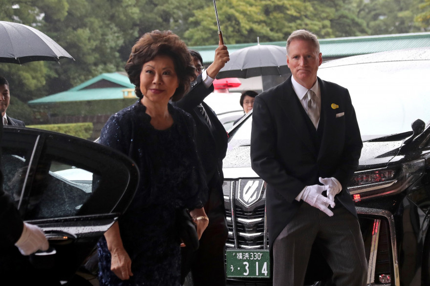 Elaine Chao, la secrétaire d'Etat aux Transports, a démissionné.