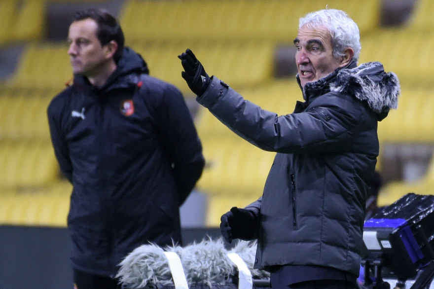 Raymond Domenech avec Nantes le 6 janvier 2021