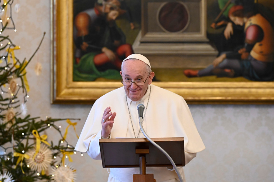 Le pape François le 6 janvier 2021