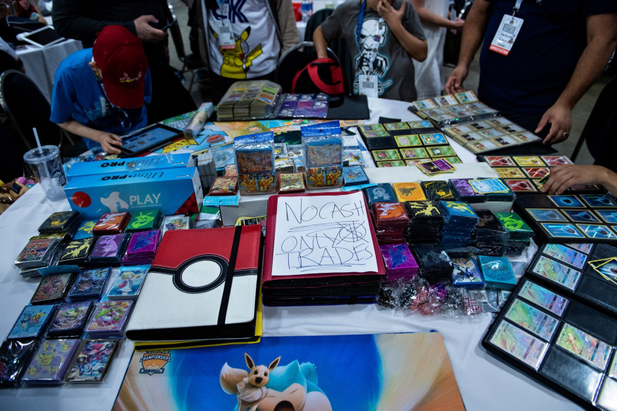 Des cartes Pokémon lors d'un tournoi international (illustration)