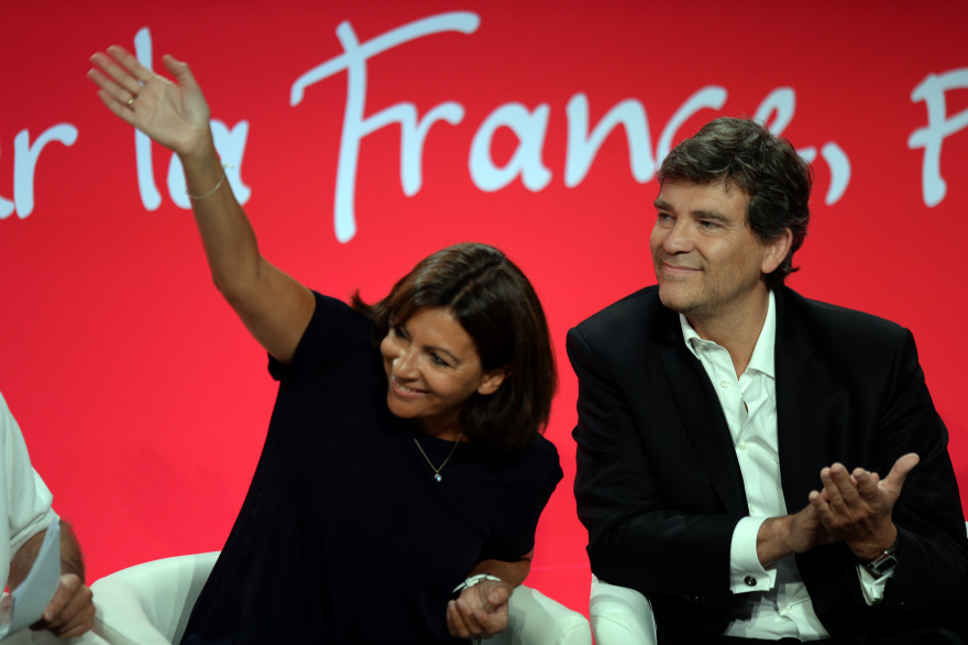 Anne Hidalgo et Arnaud Montebourg, le 30 août 2014