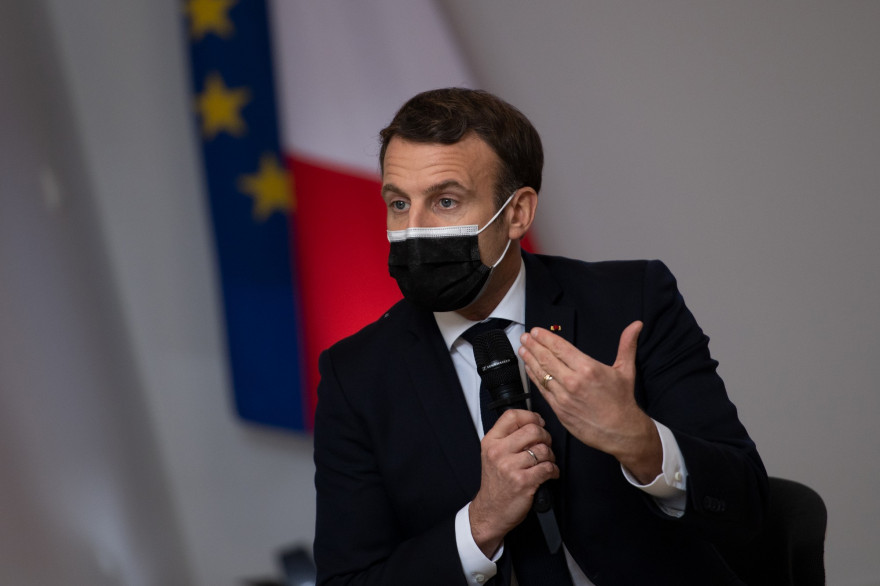 Emmanuel Macron, le 5 janvier 2021