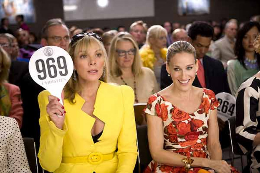 Kim Cattrall et Sarah Jessica Parker dans le film "Sex and the City"