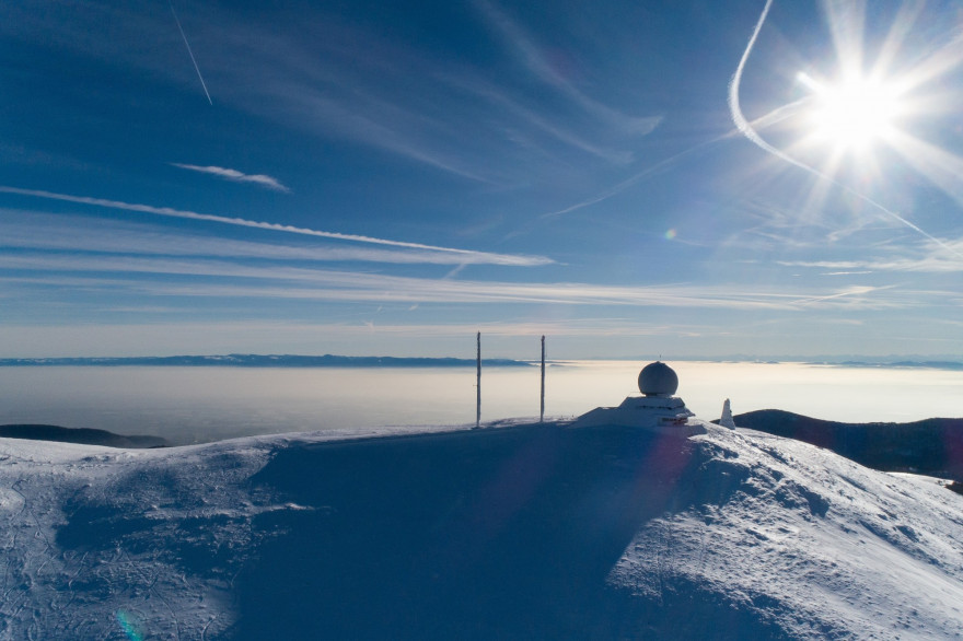 De la neige dans les Vosges (illustration)