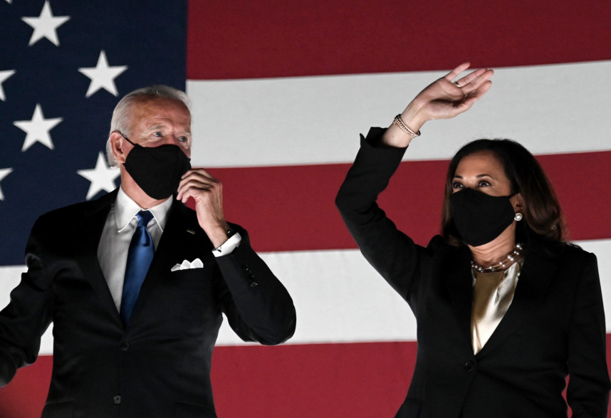 Joe Biden et Kamala Harris, le 20 août 2020