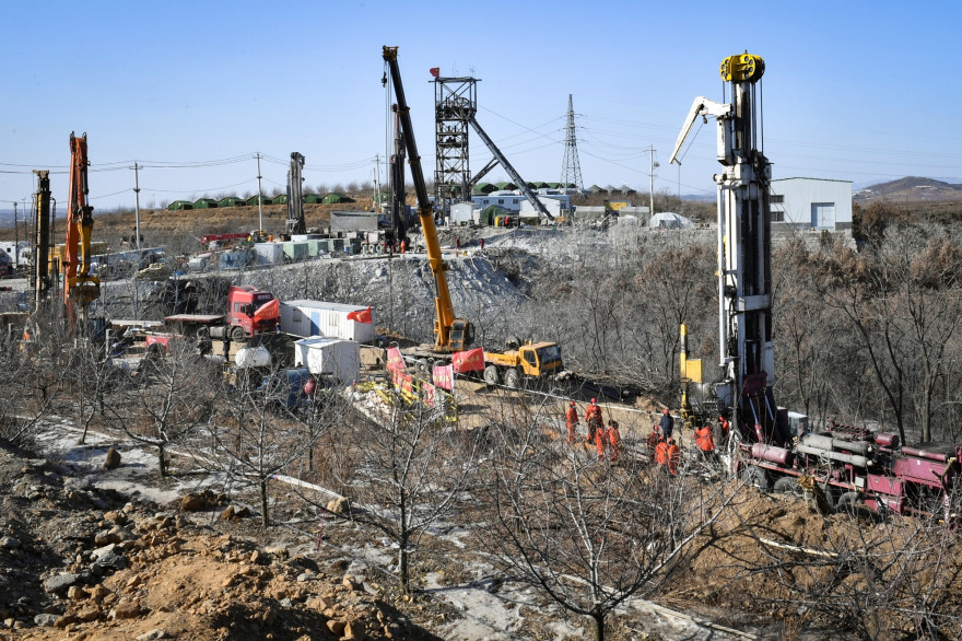 L'explosion s'est produite le 10 janvier dans la mine d'or de Qixia en Chine.