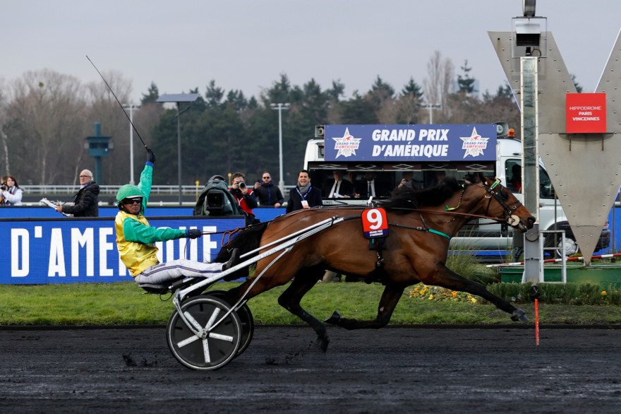 Björn Goop avec Face Time Bourbon à Vincennes le 26 janvier 2020