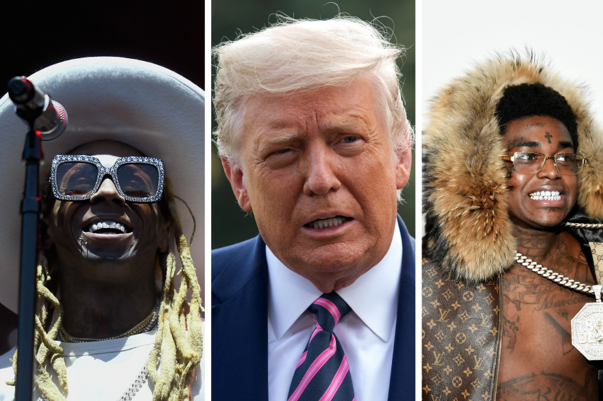 Lil Wayne, Donald Trump et Kodak Black