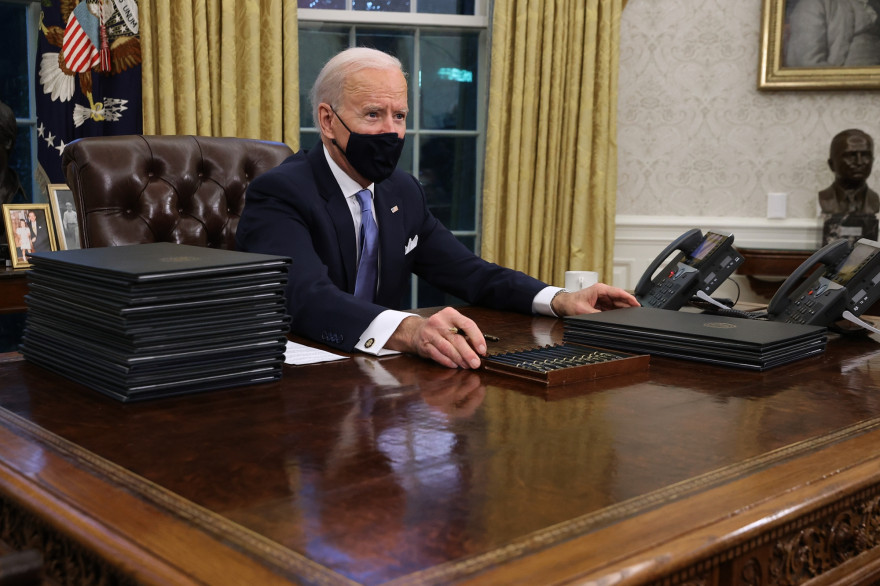 Joe Biden veut cultiver une image de président proche du peuple.