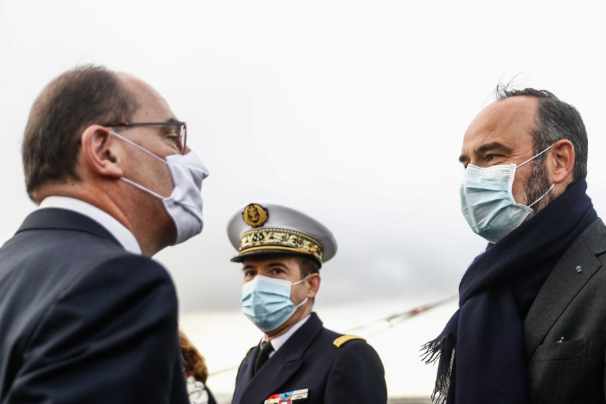 Jean Castex et Edouard Philippe au Havre