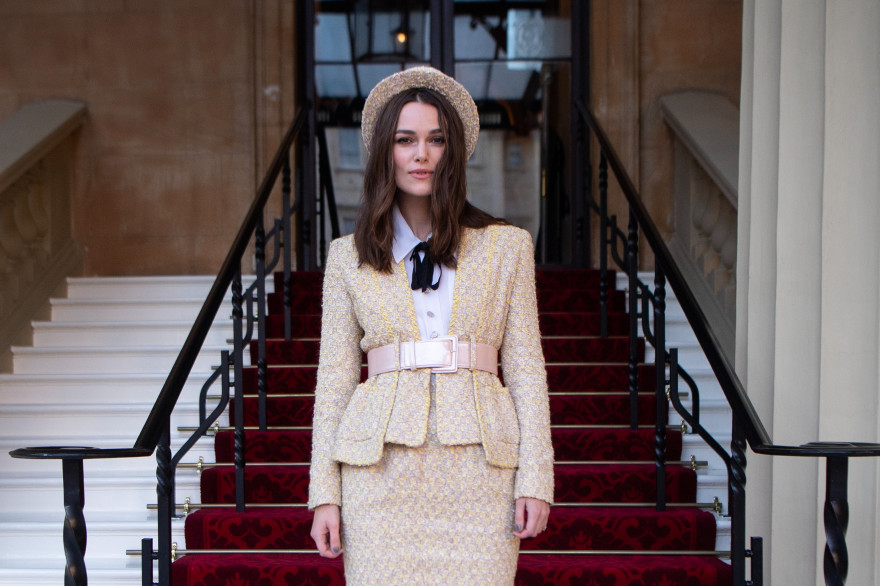 Keira Knightley à Buckingham Palace en 2018
