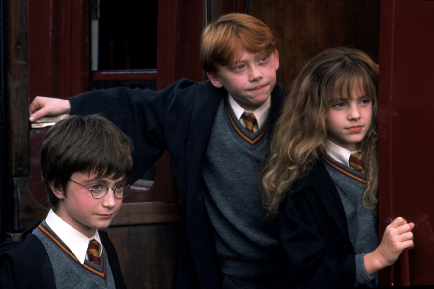 Le trio des films "Harry Potter" au cinéma