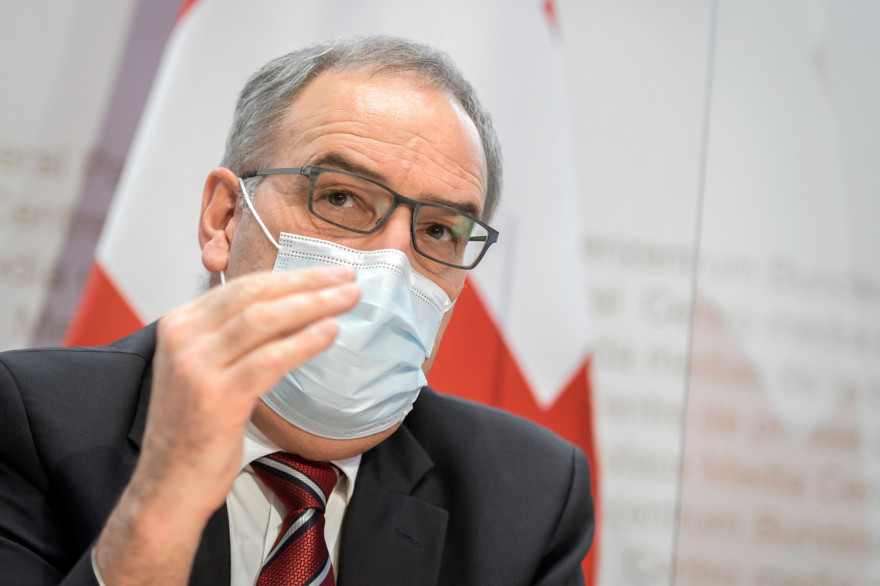 Le président suisse, Guy Parmelin, le 13 janvier 2021.