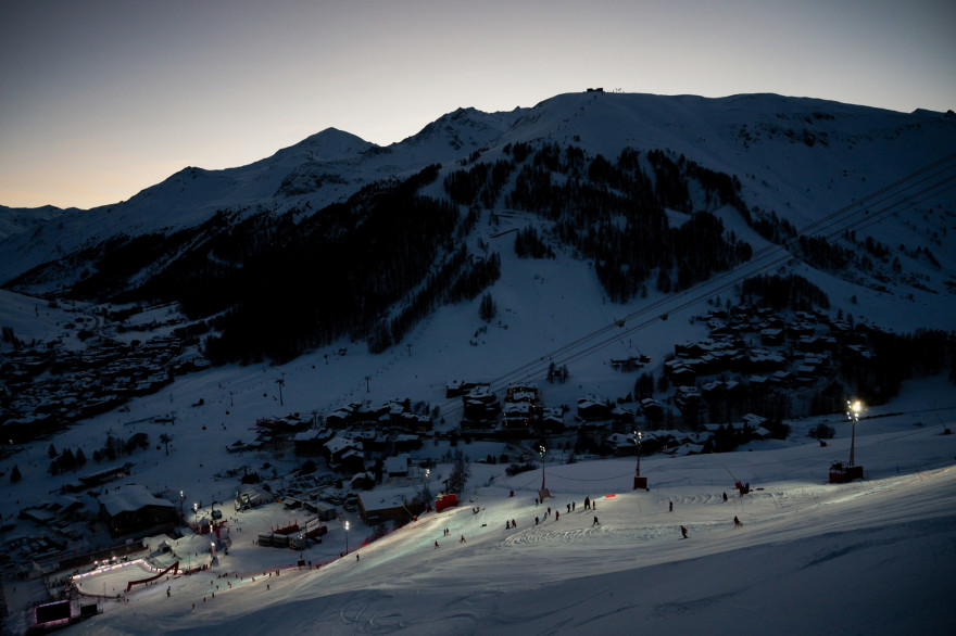 Val d'Isère dans les Alpes (illustration).