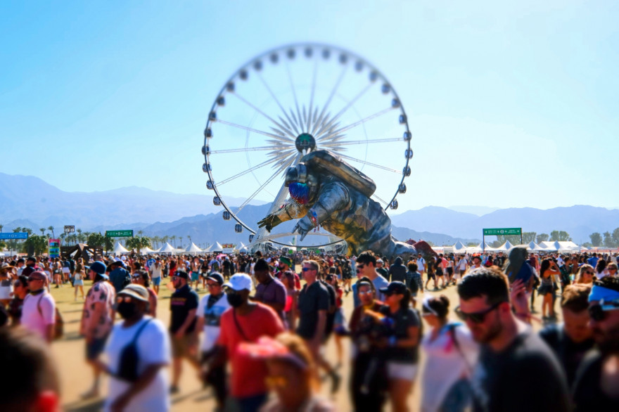 Des festivaliers