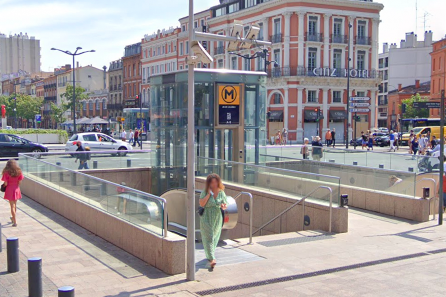 La station de métro Jean-Jaurès à Toulouse.