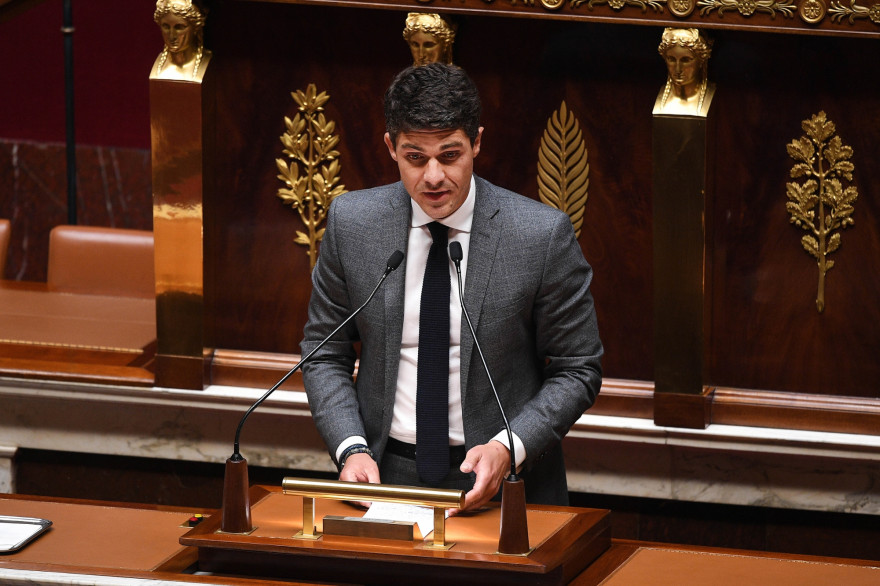 Le secrétaire général du parti Les Républicains, Aurélien Pradié, le 28 avril 2020