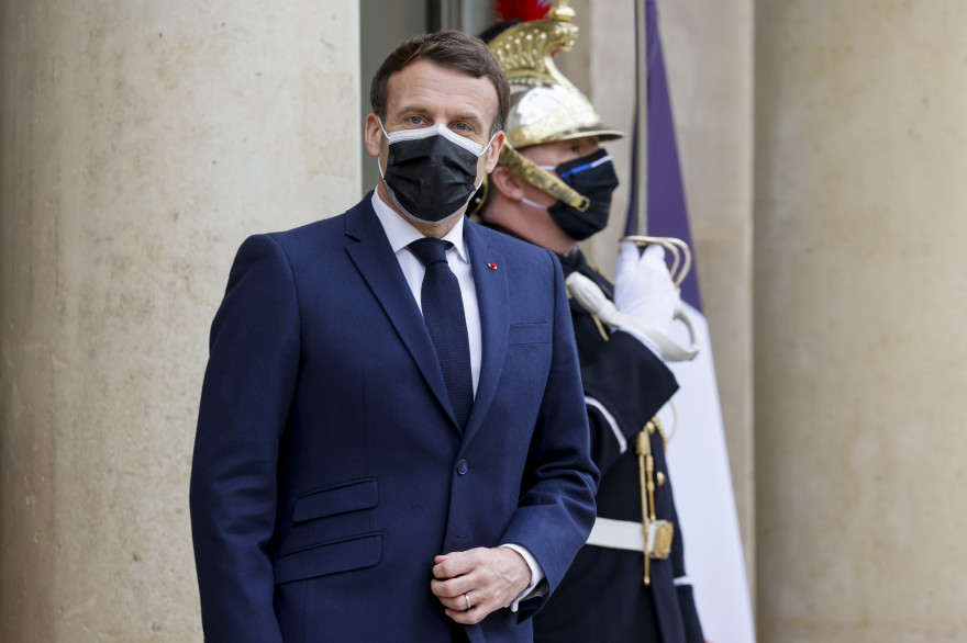 Emmanuel Macron, le 1er février 2021