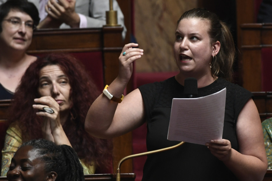 La députée du Val-de-Marne la France Insoumise Mathilde Panot