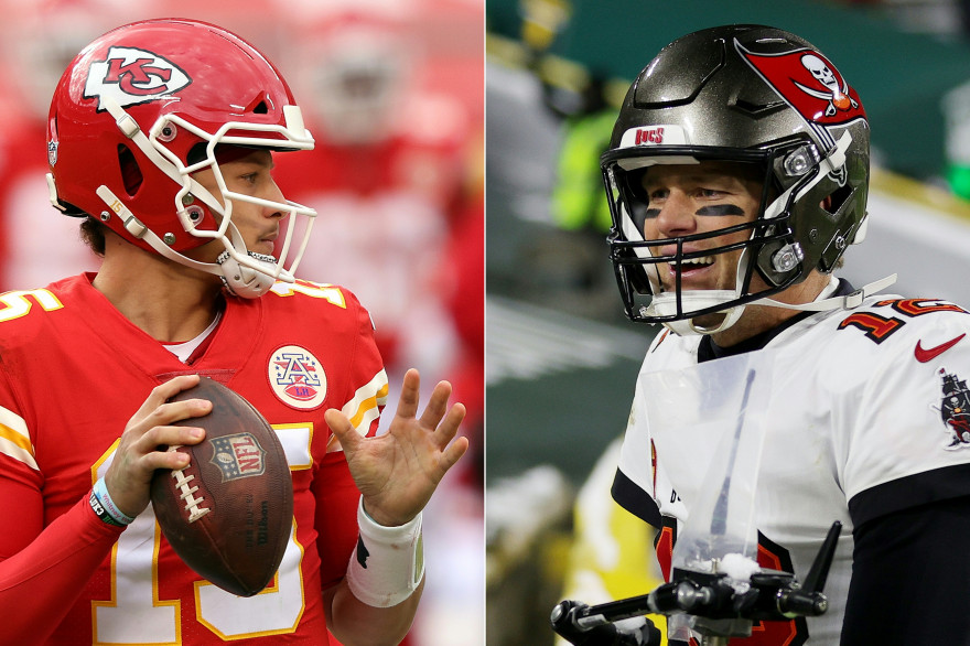 Patrick Mahomes contre Tom Brady, le duel du 55e Super Bowl