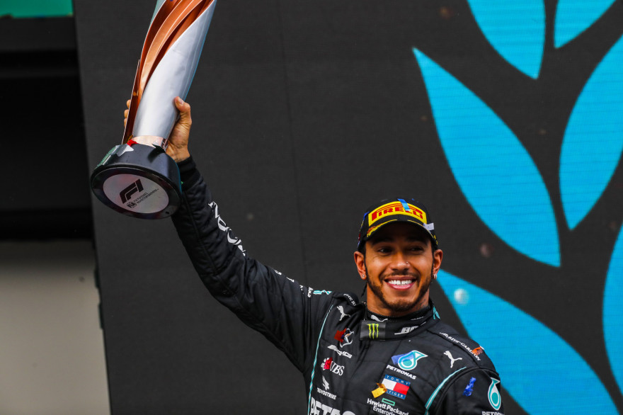 Lewis Hamilton au Grand prix de Turquie 2020