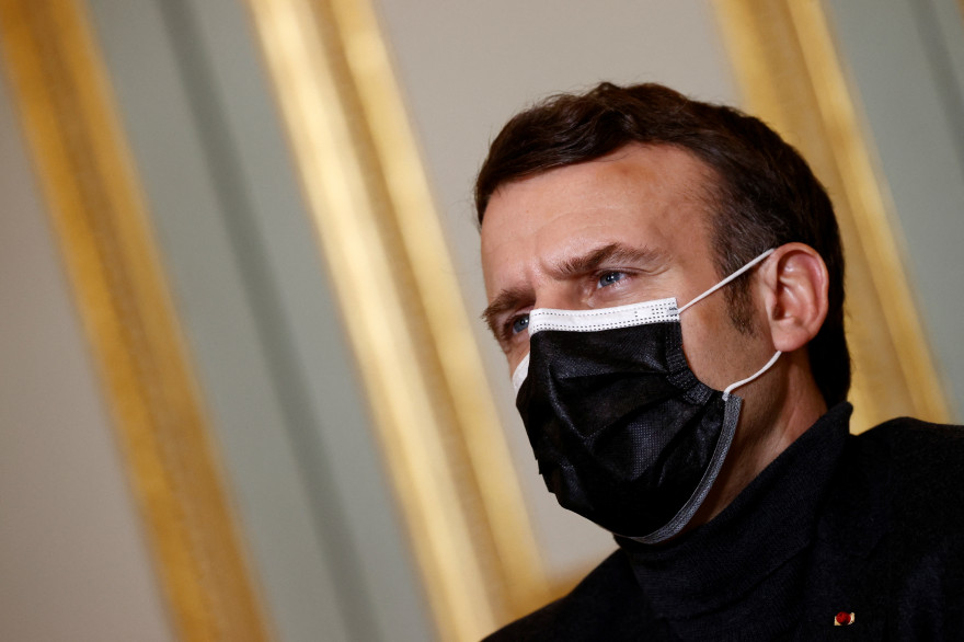 Emmanuel Macron, le 8 février 2021