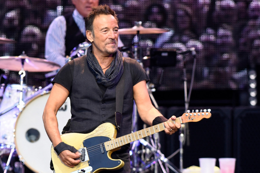 Bruce Springsteen, lors d'un concert en Espagne, le 17 mai 2016