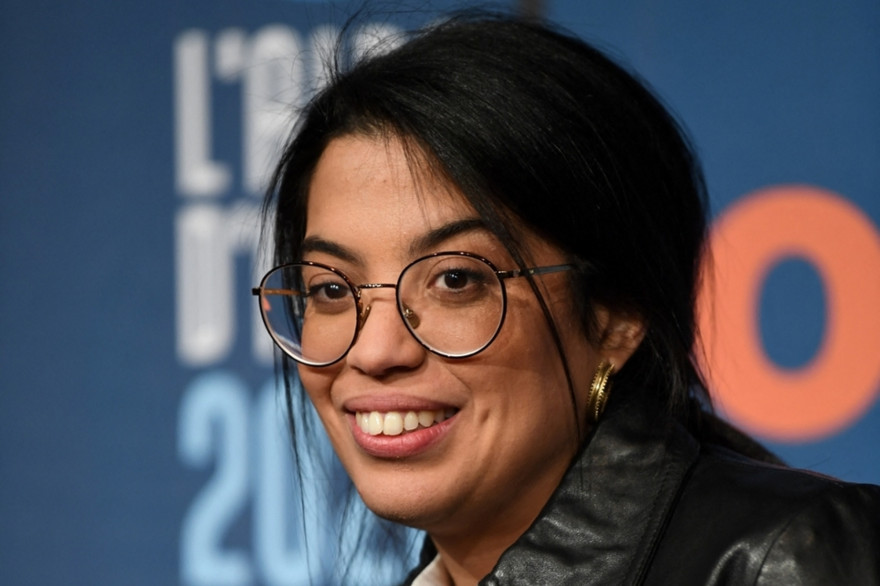 La comédienne Melha Bedia au festival de l'Alpe d'Huez en 2020