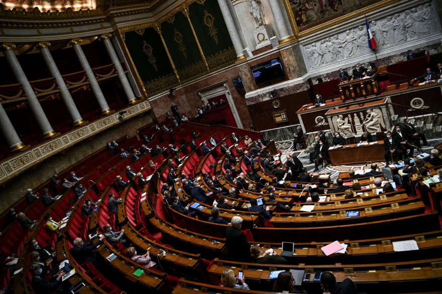 Photo prise le 6 octobre 2020 à l’Assemblée nationale, à Paris, lors d’une session de questions au gouvernement.