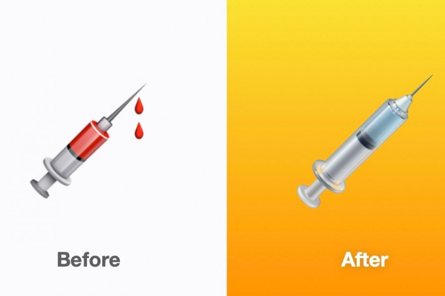 L'émoji seringue, initialement associé à une prise de sang, va se transformer en vaccin dans la prochaine mise à jour d'Apple.